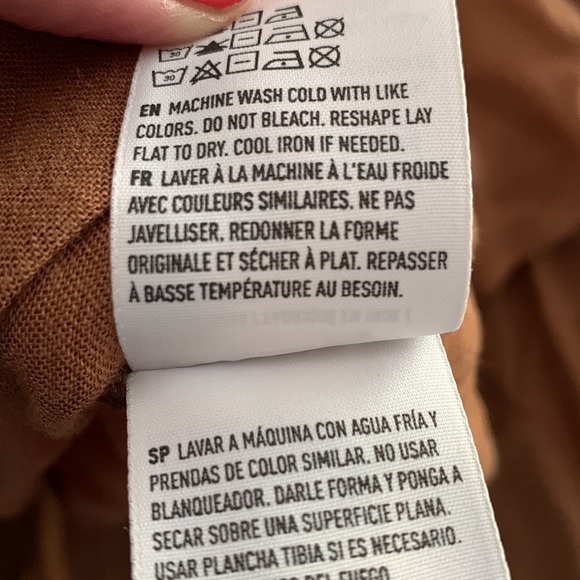 American Eagle Outfitters BOHO Gauze Flare Sleeve Top - Picture 5 of 11